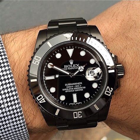 mens rolex submariner black|Rolex Submariner all black price.